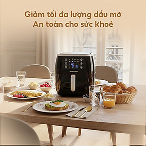 Nồi chiên không dầu điện tử Sharp 6.8 lít KF-AF68EPV - Hàng chính hãng