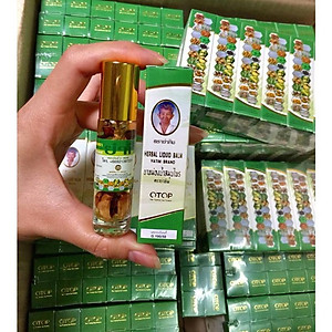 Dầu lăn nhân sâm Thái Lan 22 vị hiệu Ông già Herbal Liquid Balm Yatim Brand