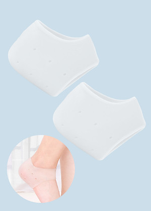 Combo 5 cặp vớ bọc gót chân silicone chống nứt nẻ chống bong tróc da và giúp làm hồng gót sen - buybox - BBPK68_5