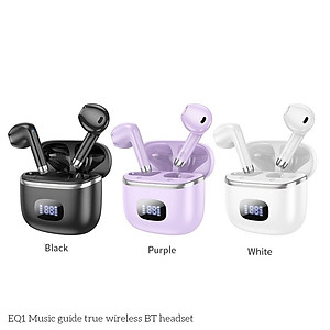 Tai Nghe Bluetooth Không Dây Cao Cấp EQ1 Pin 7H Âm Thanh Sống Động Bass Chắc Cảm Ứng, Có Mic Đèn Led Sang Trọng - Hàng Chính Hãng