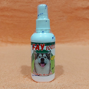 Chai Xịt Sạch Ve Rận Cho Chó Mèo FAY 100X 100ml