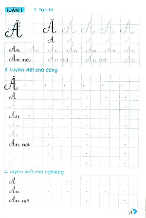 Sách Luyện Viết Đúng, Viết Đẹp 2 - Tập 1