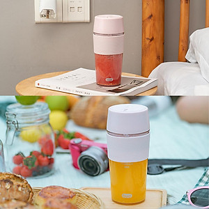 Máy xay sinh tố , ép trái cây mini cầm tay,lưỡi bằng thép không gỉ