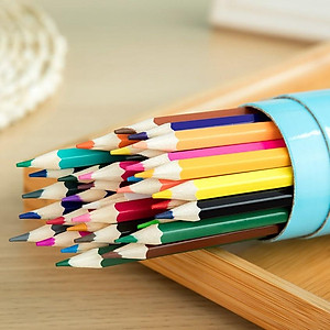  Bút chì màu cốc học sinh Deli - 12/18/24/36 màu - 7012/7013/7014/7015