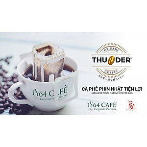 Cà Phê Phin Nhật Tiện Lợi Hộp 05 gói 12g - 1864 CAFÉ