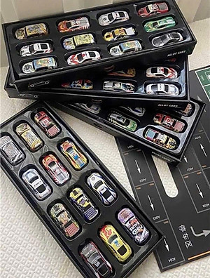 Bộ Đồ Chơi Xe Ô Tô Container 48 Chiếc Mini – Quà Sinh Nhật Bé Trai – Đồ Chơi Mô Hình Xe Hơi Kèm Hộp Đựng - HÀNG CHÍNH HÃNG MINIIN