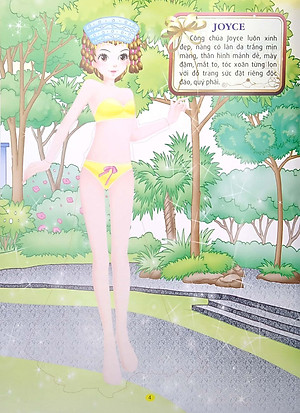 Sách Princess Sticker - Dán Hình Công Chúa - Công Chúa Mỹ Lệ