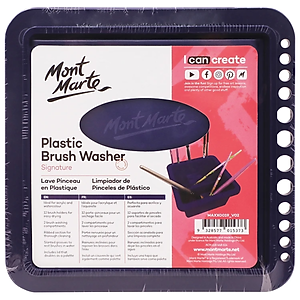 Hộp cắm và rửa cọ Brush Washer Mont Marte