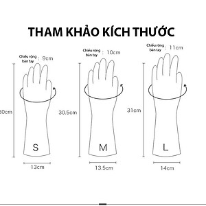 Găng Tay Cao Su Non Con Hươu Xuất Nhật - Găng Tay Rửa Bát, Dọn Dẹp, Bảo Vệ Tay- Hàng Loại 1-Chất Lượng Cao- Chính Hãng MINIIN