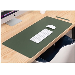 Miếng lót chuột, bàn di chuột 90 X 45 CM kiêm deskpad thảm da trải bàn làm việc chống nước hai mặt