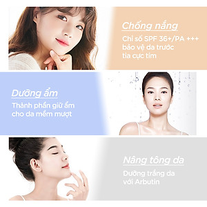 Kem BB VACCI - Che Khuyết Điểm - Lớp Nền Hoàn Chỉnh - Nâng Tone Da SPF36+PA++