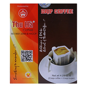 Cà Phê Phin Giấy Kèm 6 Que Đường (20g x 6 Phin)