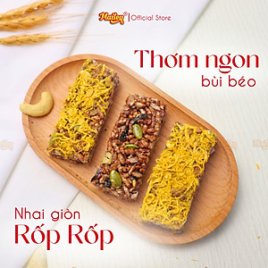 [COMBO 2 TÚI 500G] Thanh gạo lứt chà bông/rong biển mix hạt Mailey Túi 250g - Bánh gạo lứt ăn kiêng hỗ trợ giảm cân