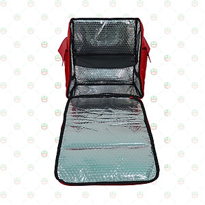 [Loại Tốt] Túi Balo Giao Hàng Giữ Nhiệt 30L Đa Năng KhoNCC Hàng Chính Hãng - Siêu Bền Cho Shipper, Hàng Quán, Tiệm Bánh, Hải Sản Giữ Nhiệt Lâu - KKT-7167-BLGHN (Đỏ)