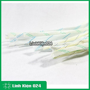 Bộ 5 ống gen cách điện sợi thủy tinh 2,3,4,5,6mm mỗi loại 1m chịu nhiệt cao