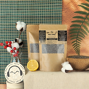 Hạt chia GUfoods - Giàu chất xơ và Omega-3, Tốt cho hệ tiêu hoá, Lành mạnh, Healthy, Eat clean