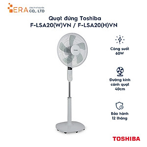 Quạt Đứng Toshiba F- LSA20(W)VN (60W) - Trắng - Hàng chính hãng