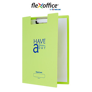 Bìa trình ký kép màu Pastel nhựa PP Thiên Long Flexoffice FO-CB03