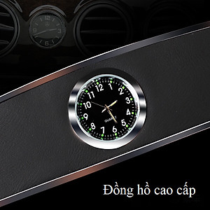 Hộp đựng khăn giấy kiêm bảng số điện thoại và đồng hồ cao cấp trang trí và để taplo ô tô - Kích thước:11.5x4x21cm