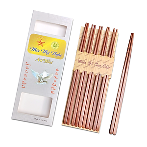 Đũa Gỗ Cao Cấp - Đũa Gỗ Cẩm Lai Trơn - Đồ Gỗ Nhà Bếp Thương Hiệu Trường Sơn