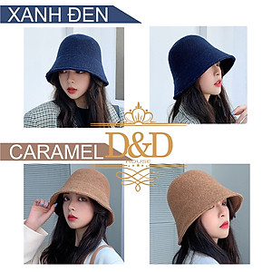 Mũ nón bucket, nón nồi, nón len nữ phong cách Nhật Hàn