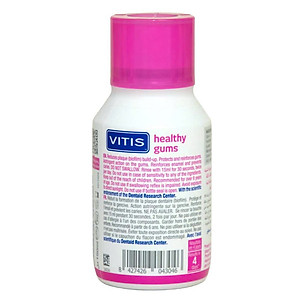 Nước súc miệng ngăn ngừa mảng bám dành cho nướu nhạy cảm Vitis Healthy Gum 150ml-500ml (dùng được cho phụ nữ mang thai)