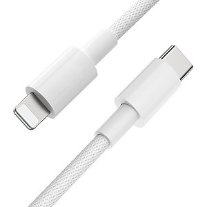Cáp sạc nhanh PD20W chân Type-C sang iphone, ipad dây dù chống đứt truyền dữ liệu nhanh cho iPhone dài 1M OLAPLE - Hàng chính hãng