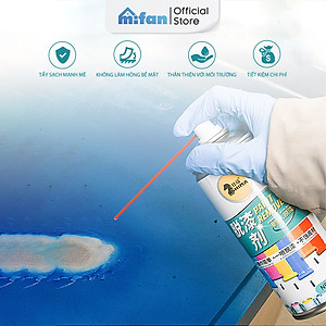 Bình Xịt Tẩy Sơn Dầu Cao Cấp Shima 450ml - Làm sạch nhanh vết sơn xịt ATM, PU, Acrylic, sắt, chống gỉ - Mifan Hàng Chính Hãng