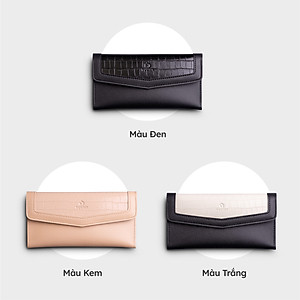 Ví Yuumy ( Thời trang nữ kiểu cầm tay dáng dài - Ví da Verein YV92 )