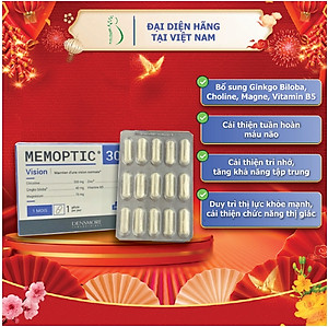 Memoptic: Viên Bổ Não, Cải Thiện Trí Nhớ, Giảm Đau Đầu, Mất Ngủ, Ngăn Ngừa Và Phục Hồi Đột Quỵ