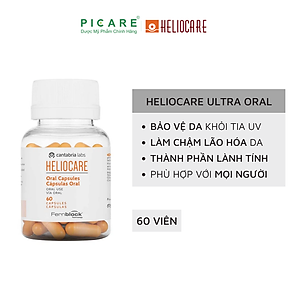 Viên Uống Chống Nắng Heliocare Capsulas Oral 60 Viên (NEW CODE)