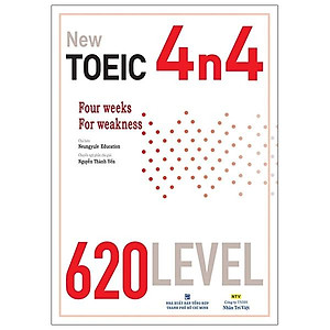 Sách New TOEIC 4n4 - 620 Level (Kèm CD)