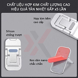 Giá đỡ laptop di động GL1x01 đế tản nhiệt cho Laptop, kê laptop Mac tiện lợi - Hàng chính hãng