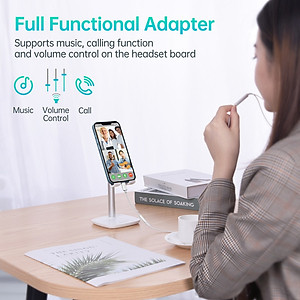 Cáp CHOETECH AUX005 chuyển đổi từ cổng IP ra 3.5mm  (HÀNG CHÍNH HÃNG)