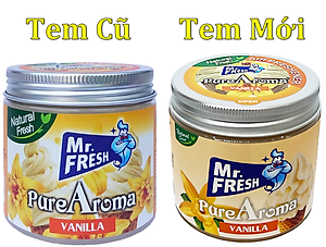 Combo 4 Sáp thơm khử mùi Pure Aroma 230g (đào-dứa-vani-black ice)