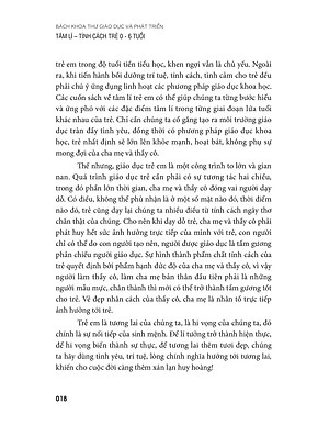 Sách Bách Khoa Toàn Thư Giáo Dục Và Phát Triển Tâm Lý Tính Cách Trẻ 0 -6 Tuổi