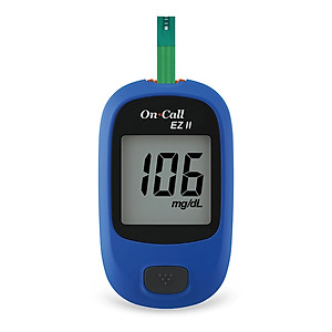 Máy Đo Đường Huyết On Call EZ II Kèm Hộp 25 Que Thử Đường Huyết