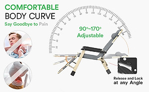 Ghế xếp thư giãn, Khung sắt cao cấp, Ghế xếp nằm ngủ trưa gấp gọn tiện lợi New Beginning