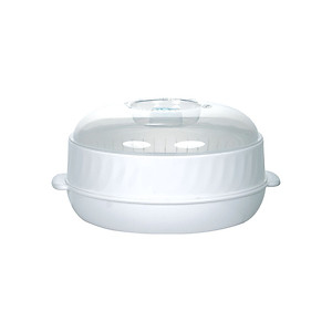 Bộ Khay Hấp Lò Vi Sóng 3 Lớp Việt Nhật - Bộ Khay Hấp Chất Liệu Nhựa PP Nguyên Sinh Không Chứa BPA , Chịu Được Nhiệt Độ Cao An Toàn Cho Người Dùng - Hàng Việt Nam