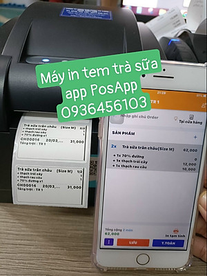 Máy in tem nhãn và in hóa đơn Xprinter XP-350BM- Hàng Nhập Khẩu