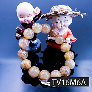 Vòng thạch anh tóc vàng by Anqlo Lusso 16mm-6A