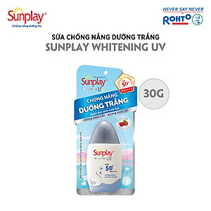 Kem chống nắng Sunplay dưỡng trắng da, dạng sữa Sunplay Whitening UV SPF 50, PA++++ 30g