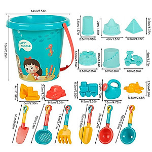 Bộ Đồ Chơi Xúc Cát Đi Biển Cho Các Bé Bằng Nhựa Đồ Chơi Đi Biển