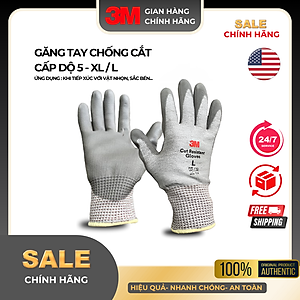 Găng Tay Chống Cắt 3M Cấp Độ 5 Cut Resistant Gloves