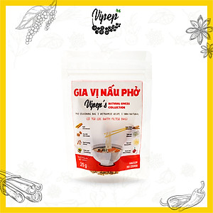 Gia Vị Nấu Phở Bò Tự Nhiên Vipep 25g