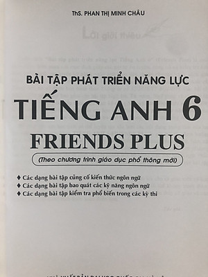 Bài Tập Phát Triển Năng Lực Tiếng Anh 6 (Dùng Kèm Friends Plus)