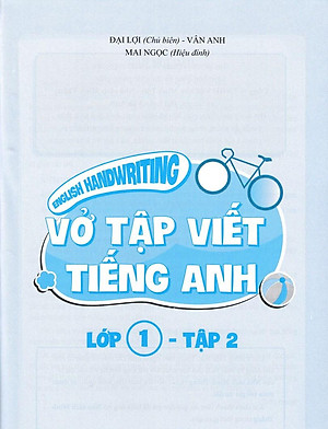Sách English Handwriting - Vở Tập Viết Tiếng Anh Lớp 1 Tập 2