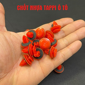 Chiếc chốt nhựa tappli POM cho cửa xe oto có Gioăng cao cấp phù hợp nhiều dòng xe