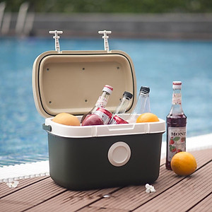 Thùng đá cắm trại ICEBOX ICE BOX  Thùng giữ nhiệt - Living on Dung tích 11L - Nhiều màu giữ lạnh lâu - THÙNG ĐÁ TIỆN DỤNG