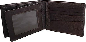 Ví Nam Viền Chỉ Huy Hoàng HT2130 (12.5 x 10 cm) - Nâu